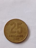 Лот: 19663293. Фото: 2. 25 сентаво 1992,96 гг. Аргентина... Монеты