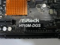 Лот: 25573988. Фото: 2. Материнская плата Asrock H110M-DGS... Комплектующие