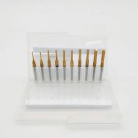 Лот: 20611385. Фото: 3. Набор фрез PCB 1.0..3.0мм, 10штук. Строительство и ремонт