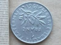 Лот: 8581530. Фото: 6. Монета 1 франк один Франция 1961...