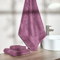 Лот: 23534415. Фото: 2. Полотенце махровое Gusto, слива. Домашний текстиль
