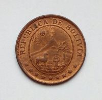 Лот: 19670881. Фото: 2. Боливия. 50 сентаво 1942 aUNC. Монеты