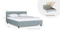 Лот: 23243173. Фото: 7. Кровать с подъемным механизмом...