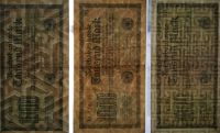 Лот: 16455048. Фото: 3. 1000 марок 1922 года (одним лотом... Коллекционирование, моделизм