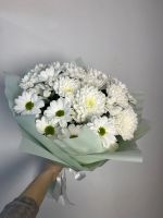 Лот: 25025885. Фото: 2. Букет из 7 хризантем. Цветы, букеты