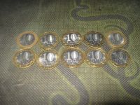 Лот: 10241262. Фото: 2. 10 рублей биметалл 10 монет лотом... Монеты