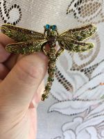 Лот: 11608226. Фото: 2. Брошь Стрекоза в винтажном стиле. Ювелирные изделия, бижутерия, часы