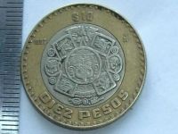 Лот: 15869897. Фото: 9. Монета 10 песо Мексика 1997 герб...