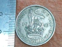 Лот: 10931917. Фото: 8. Монета 1 шиллинг один Великобритания...