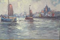 Лот: 17233831. Фото: 4. Парусные лодки. Морской пейзаж... Красноярск