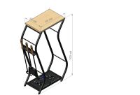 Лот: 20027702. Фото: 3. Дровница модель.17 с печным набором... Красноярск