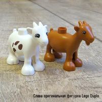 Лот: 12606620. Фото: 2. Коза белая - фигурка для конструктора... Игрушки