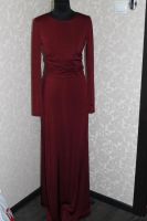 Лот: 6350356. Фото: 2. платье в пол,42-44,бордо. Женская одежда