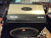 Лот: 5180162. Фото: 2. Jbl 12 (американец)+усил blaupunkt... Автозвук