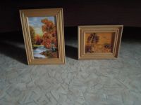 Лот: 8418773. Фото: 6. две картины в деревянной рамке...