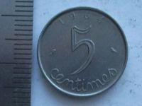 Лот: 8576418. Фото: 6. Монета 5 сантим пять Франция 1964...