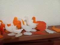 Лот: 18381587. Фото: 2. Игрушки домашние птицы на подставке... Коллекционирование, моделизм