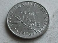 Лот: 8326977. Фото: 8. Монета 1 франк один Франция 1976...