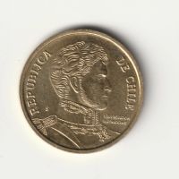 Лот: 16348899. Фото: 2. Чили 10 песо 2011. Монеты