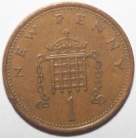 Лот: 10876794. Фото: 2. 1 пенни 1973 год. Великобритания. Монеты