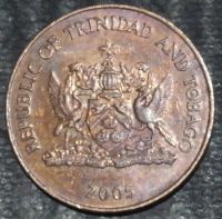 Лот: 20046391. Фото: 2. Экзотика с рубля (81819) Тринидад... Монеты