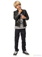 Лот: 19444489. Фото: 4. Кожаная куртка для мальчика Карамелли... Красноярск