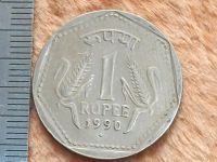 Лот: 9509549. Фото: 3. Монета 1 рупия одна Индия 1990... Коллекционирование, моделизм