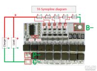 Лот: 13548344. Фото: 3. 21 В в 100a 5S BMS Li-Ion LMO... Смартфоны, связь, навигация