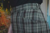 Лот: 7239103. Фото: 3. Брюки шерсть шотландка. Одежда, обувь, галантерея