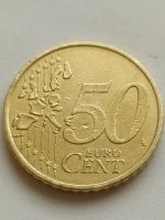 Лот: 14569435. Фото: 2. Монета 50 евроцентов евро центов... Монеты