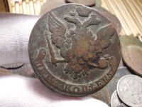 Лот: 17145521. Фото: 5. Редчайшие 5 копеек 1762(!!!) года...