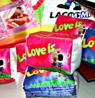 Лот: 3559027. Фото: 3. Мягкая подушка в виде жвачки Love... Сувениры, подарки