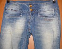 Лот: 13662082. Фото: 2. джинсы рваные с высоким поясоМ... Женская одежда