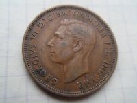 Лот: 21540755. Фото: 2. Великобритания 1/2 пенни 1945... Монеты