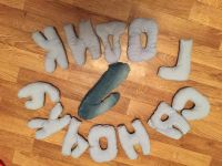 Лот: 6372100. Фото: 2. Гирлянда буквы на годовасие. Вязание, шитье