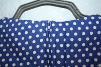 Лот: 13828287. Фото: 5. Платье синее в горошек