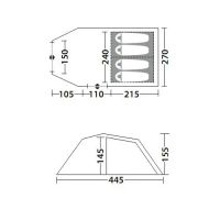 Лот: 5358983. Фото: 2. Палатка "Орегон 4" Зеленый. Туризм