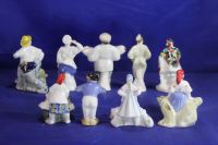 Лот: 23964842. Фото: 3. Фарфоровые статуэтки девять миниатюра... Сувениры, подарки