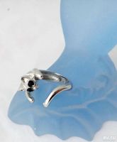 Лот: 8034337. Фото: 4. кольцо кошка