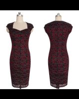 Лот: 15942647. Фото: 2. Новое красное платье с черным... Женская одежда