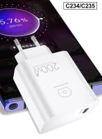 Лот: 25794805. Фото: 4. СЗУ WUW С235 USB-C 200W White. Красноярск