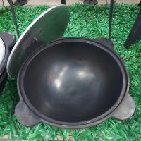Лот: 18339745. Фото: 2. Казан чугунный с крышкой, 3,5... Посуда, кухонная утварь