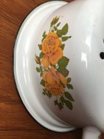 Лот: 21689735. Фото: 5. Дуршлаг эмалированный с деколью...