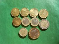 Лот: 25525200. Фото: 2. 3 фунта Великобритании и 6,5 евро... Монеты