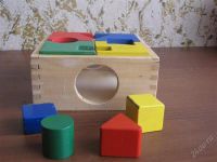 Лот: 1611069. Фото: 2. Деревянный кубик с фигурами. Игрушки