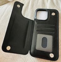 Лот: 20669715. Фото: 3. Чехол iPhone 14 pro max кожаный. Смартфоны, связь, навигация