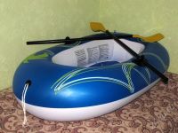 Лот: 404737. Фото: 2. Лодка надувная пляжная с вёслами
