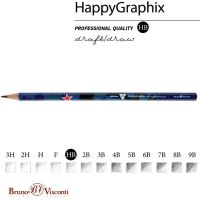 Лот: 20540498. Фото: 2. Карандаш ч/гр. BV Happy Graphix... Канцелярские и офисные товары