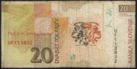 Лот: 9143123. Фото: 2. Словения 20 толаров 1992. Банкноты