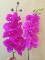 Лот: 11024072. Фото: 3. Ветка орхидеи из силикона цвета... Сувениры, подарки